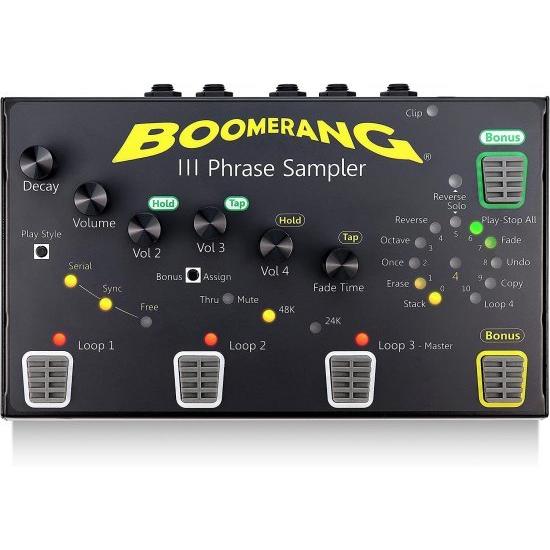 ギター ルーパー ペダル BOOMERANG III Phrase Sアンプler - Run 4 ...