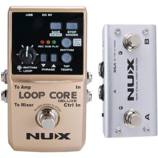 NUX Loop Core Deluxe ギター ルーパー 8 hours Loop Time,24...