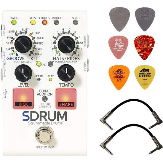DigiTech SDRUM Strummable Drums エフェクトペダル バンドル with...