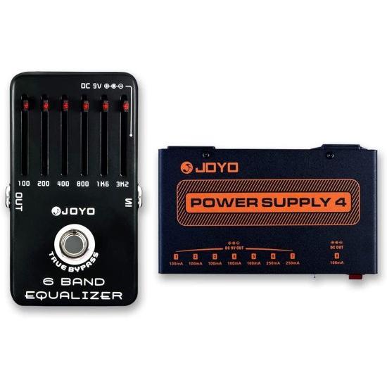 JOYO 6-Band EQ ペダル with Isolated ギター エフェクトペダル パワーサ...