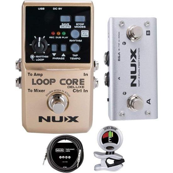 NUX Loop Core Deluxe ギター ルーパー バンドル with Snark Tune...