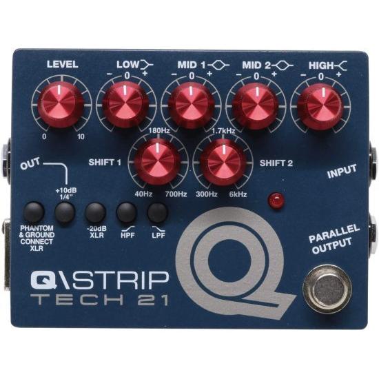 Tech 21 QStrip Dual Parametric EQ Instrument DI ペダ...