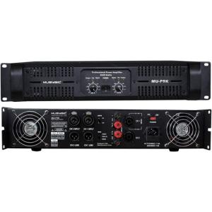 MUSYSIC Professional 2 Channel 9000 Ws DJ PA パワー アンプ Signal out MU-P9K｜worldmusic