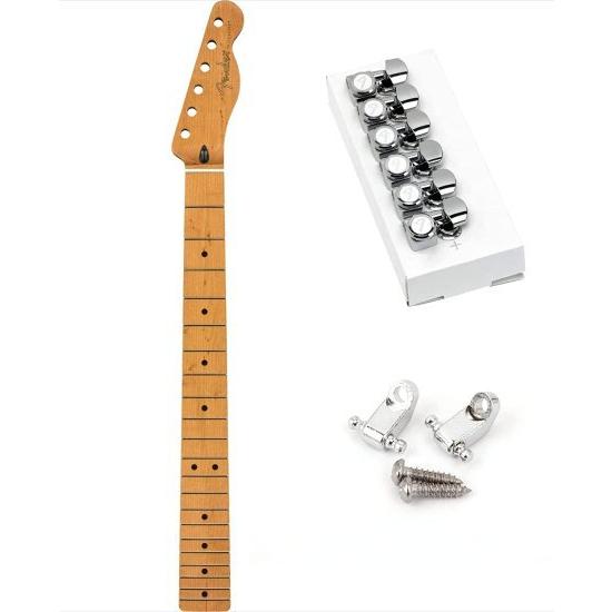 Fender Roasted テレキャスター, 21 Narrow Tall Frets, 9.5"...