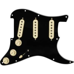 Fender Vintage ノイズレス Prewired ストラトキャスター ピックガード - 3-Ply Black｜worldmusic