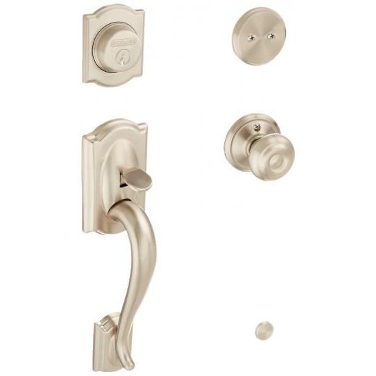 Schlage F93CAM619GEO Camelot Inactive Handleset wi...