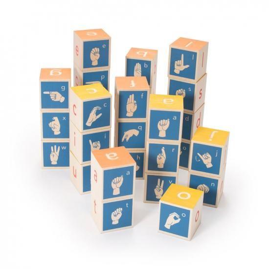 [アンクルグース]Uncle Goose American Sign Language Blocks...