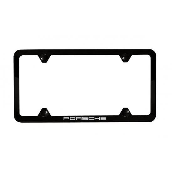 Porsche 純正 スリムライン ナンバープレートホルダー ブラック