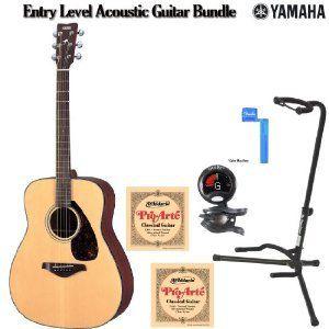 Yamaha (ヤマハ) FG700S Folk アコースティックギター Bundle with 