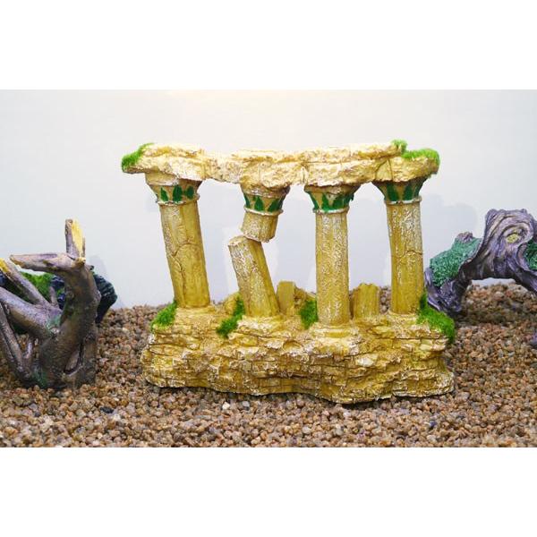 水槽 アクアリウム インテリア 水槽装飾 オブジェ オーナメント 熱帯魚 置物 神殿 07