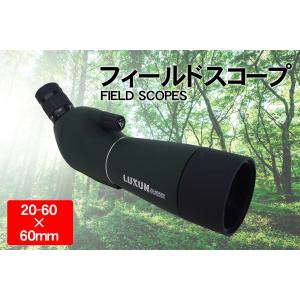 最新20-60倍×60mmフィールドスコープ望遠鏡/単眼鏡 三脚付 緑付