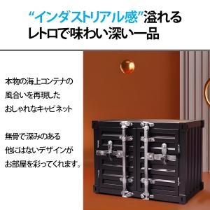 レトロ 雑貨 コンテナ 大型 収納ボックス 大...の詳細画像1