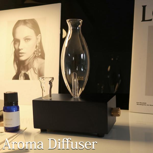 アロマディフューザー 水なし 噴霧式 ネブライザー フレグランス 芳香器 癒し コンパクト 水を使わ...