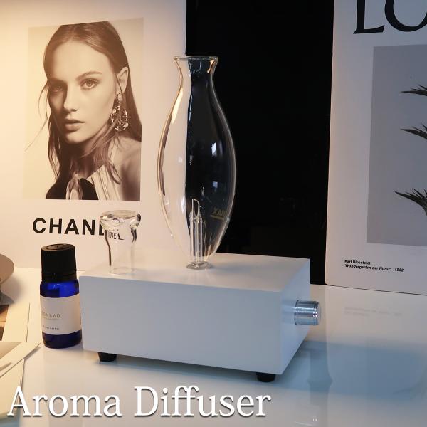 アロマディフューザー 水なし 噴霧式 ネブライザー フレグランス 芳香器 癒し コンパクト 水を使わ...