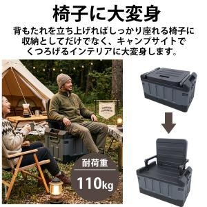 収納ボックス 折りたたみ アウトドア ふた付き...の詳細画像3