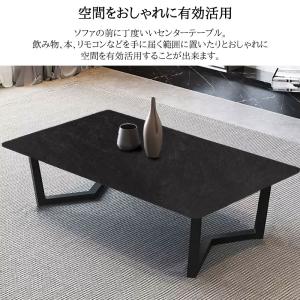 センターテーブル おしゃれ イタリアン岩盤 セ...の詳細画像3