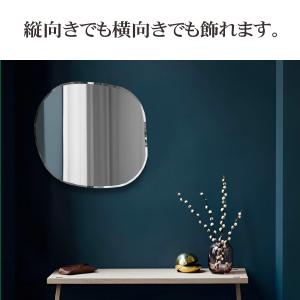 ウォールミラー おしゃれ ウェーブミラー 壁掛...の詳細画像2