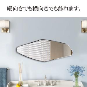 ウォールミラー おしゃれ ウェーブミラー 壁掛...の詳細画像2