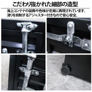 レトロ 雑貨 コンテナ 大型 収納ボックス 大...の詳細画像3