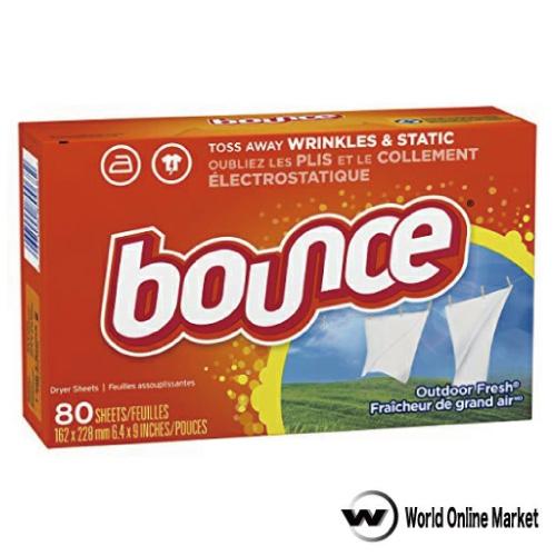 バウンスシート アウトドアフレッシュ 80シート 乾燥機用柔軟シート bounce