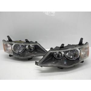 ★コーティング　CW5W　アウトランダー　前期　ヘッドライト　左右　HID　P5585　B　230515042｜worldpeace-shopping