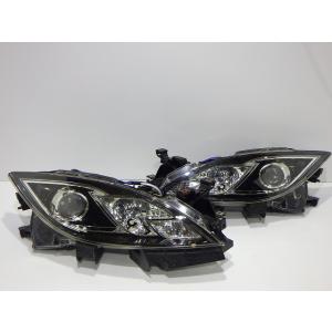 アテンザ ヘッドライト左右 HID GH系 前期 100-41033 6 レべ付 バラスト コーティ...