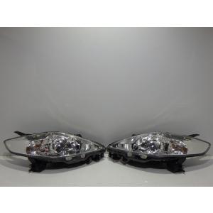 プレマシー　前期　ヘッドライト　左右　CREW　ハロゲン　P4998　レベ付き　コーティング　綺麗　...