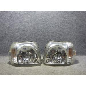 バモス　ヘッドライト　左右　ハロゲン　HM1/2　後期　100-22630　レベ付　33101/33...