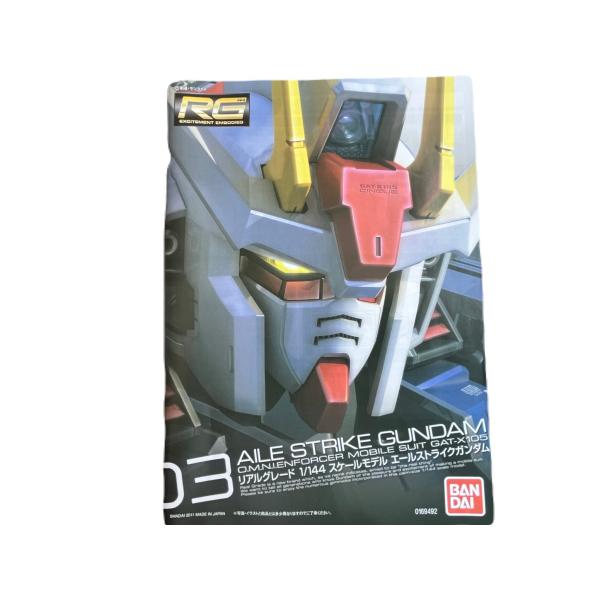 【未組立】リアルグレード1/144　スケールモデル　エールストライクガンダム　