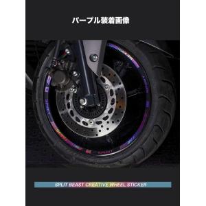 バイク オートバイ タイヤ ホイール リムステ...の詳細画像4
