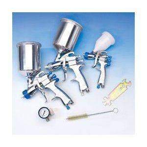DeVilbissデビルビスHVLP重力式スプレーガン3丁セット 塗装