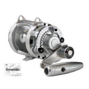 Accurate ATD Platinum TwinDrag Reels /Silver