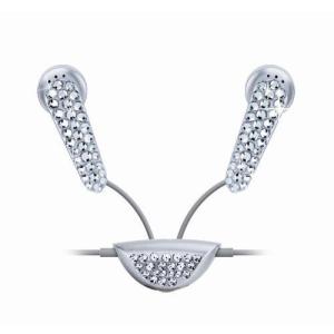 iLuv(アイラブ) i83SIL Crystal In-Ear Earphones with In-Line Volume Control (Silver)