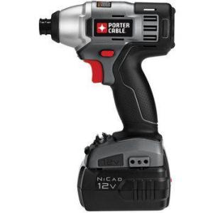 Porter-Cableポーターケーブル PC120IDK-2 12V Cordless Tradesman 1/4-in Impact Driver Kit｜worldselect