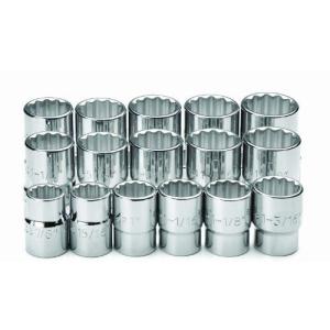 Snap-onスナップオン Industrial Brand JH Williams 33922 16-Piece 3/4-Inch Drive Shallow 12 Point Socket Set｜worldselect