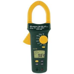 Greenleeグリーンリー CM-1550 AC/DC True RMS Clamp Meter， 1000 Amp