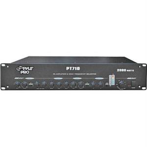 Pyle 19'' Rack Mount 2000-Watt PA Amplifier with 3-Way Frequency Selectors｜worldselect