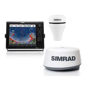 Simrad NSE12 Navigation Pack Consists of NSE12 Multi-Function Display， GS15 GPS Antenna