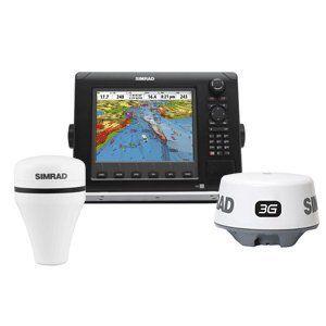 Simrad Nse8 Navigational Pack Nse8 3g Radar Gs15 Gps Antenna Mounting Gasket Sun Cover Bezel