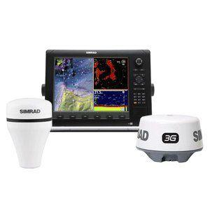 Simrad Nse12 Navigational Pack Nse12 3g Radar Gs15 Gps Antenna Multilanguage Display Clear Image