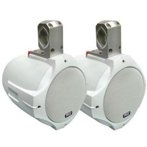 2-Way White Wakeboard Speakers (8''， 300-Watt) - PYLE｜worldselect