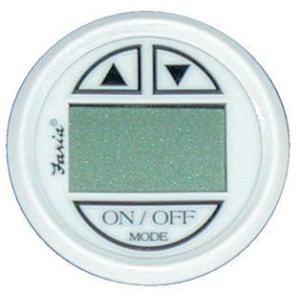 Dress White DEPTH SOUNDER Transom Mount