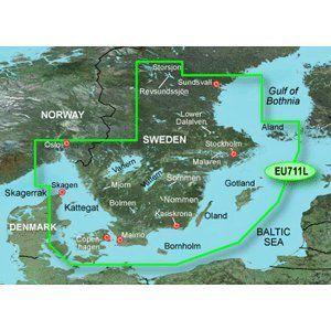GARMIN BLUECHART G2 HXEU711L SWEDEN SOUTH MICROSD ...