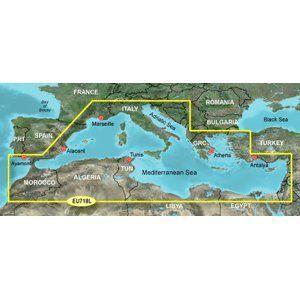 GARMIN BLUECHART G2 HXEU718L MEDITERRANEAN SEA MIC...