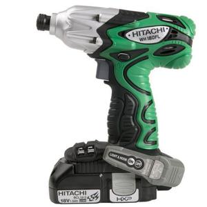 Hitachi(日立) WH18DFL 18ボルト リチウム-イオン インパクト ドライバー with 1.5 Amp Hour Batteries｜worldselect