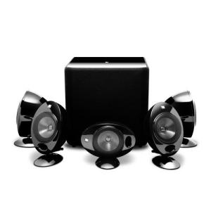 KEF 5.1 ホームシアター スピーカー システム (グロス ブラック) KEF 5.1 ホームシアター スピーカー システム (グロス ブラック