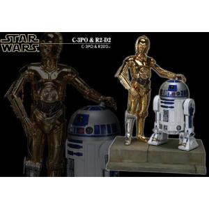 スターウォーズ Kotobukiya ARTFX デラックス 1/7 Pre-Painted Vinyl Statue R2-D2 & C-3PO｜worldselect