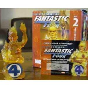 マーベル ファンタスティックフォー Human Torch Flame On Bust Bnib