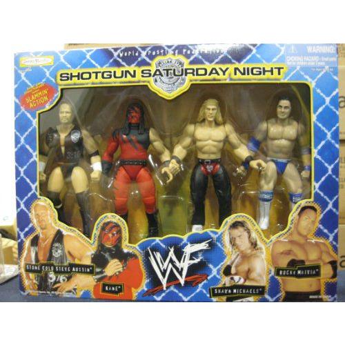 WWF Shotgun Saturday Night 1998 4 Pack-Stone Cold/...