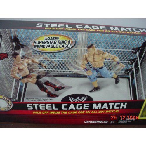 Mattel ワールドレスリング(WWE) レスリング 限定 Ring Steel Cage Mat...
